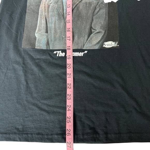 The Kramer Seinfeld T Shirt Black Short Sleeve Portrait Graphic NWT Unisex Sz S - Picture 5 of 6